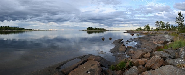 Panorama de la costa del Mar Blanco