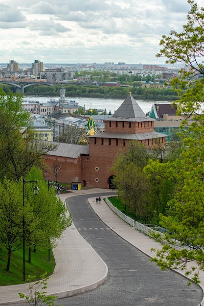 Panorama da arquitetura de nizhny novgorod