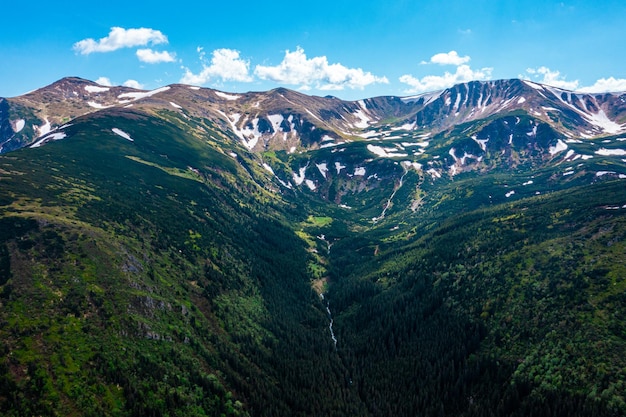 Panorama da bela paisagem da Suíça à tarde ensolarada