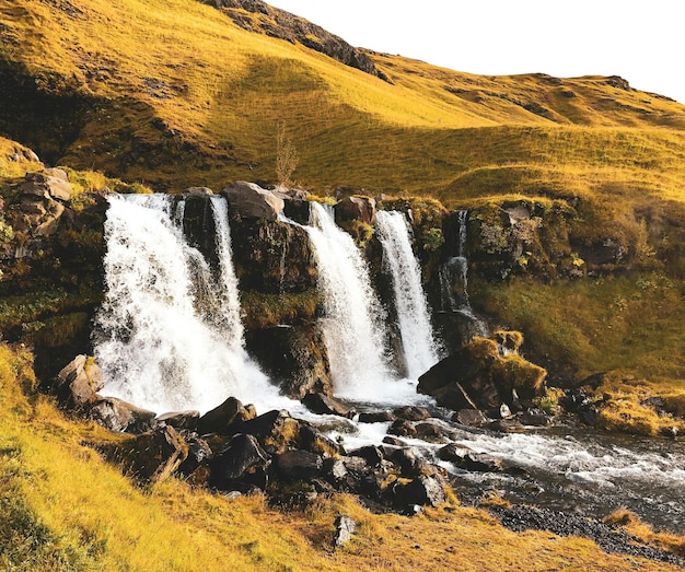 panorama da cachoeira