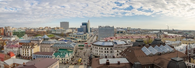 Panorama da cidade de kazan, rússia, tartaristão