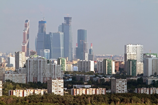 Panorama da cidade de Moscou