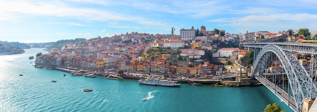 Panorama da cidade do porto portugal