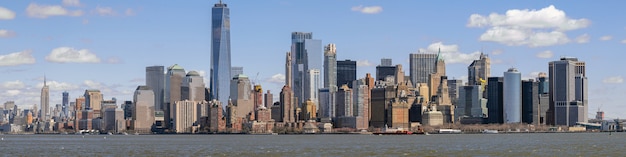 Panorama da paisagem urbana de Nova york