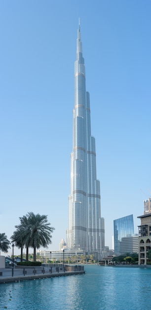 Panorama de Dubai Burj Khalifa, Emirados Árabes Unidos