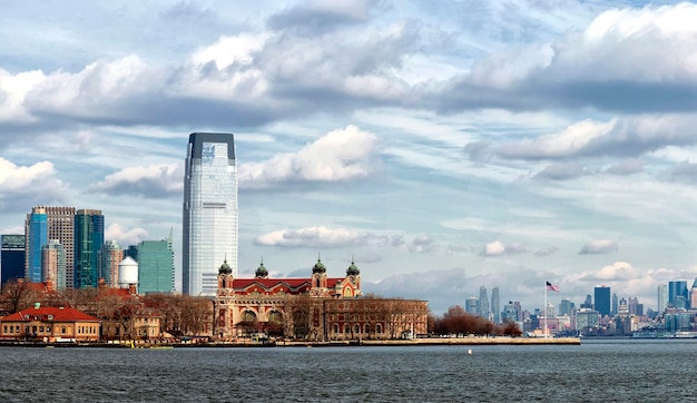 Panorama de Manhattan em Nova York