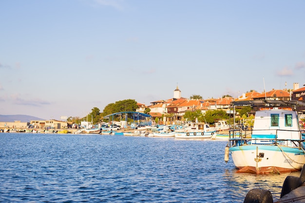 Panorama der alten Stadt von Nessebar in Bulgarien