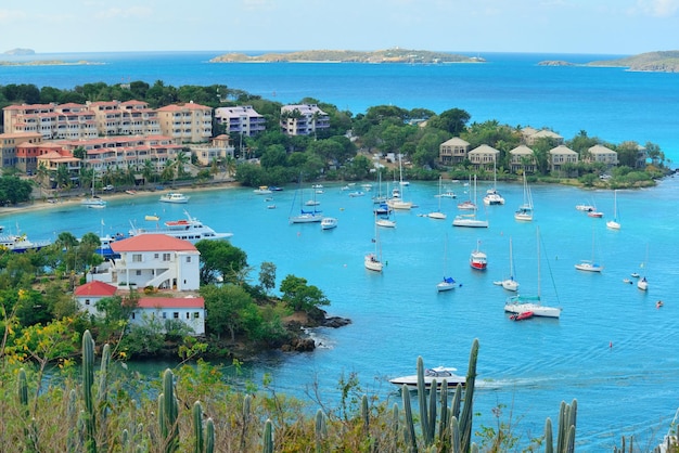 Panorama der Bucht von St. John