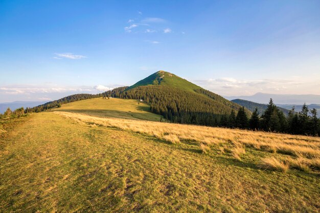 Panorama der Gebirgslandschaft.