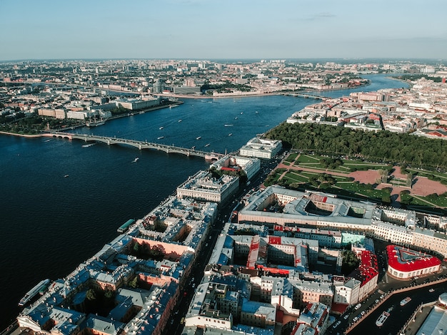 Panorama der Innenstadt von Sankt Petersburg