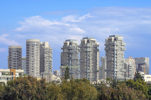 Panorama der Innenstadt von Tel Aviv