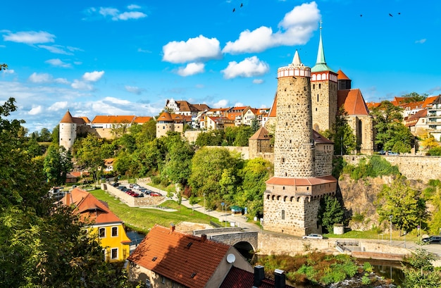 Panorama der Stadt Bautzen in Sachsen, Deutschland