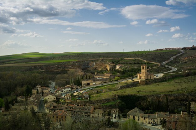 Panorama der Stadt Toledo in Spanien. Gesehen von der Burg Toledo