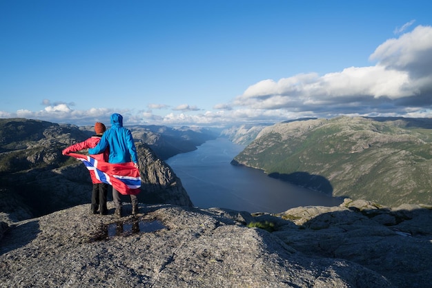 Panorama des Lysefjords Norwegen