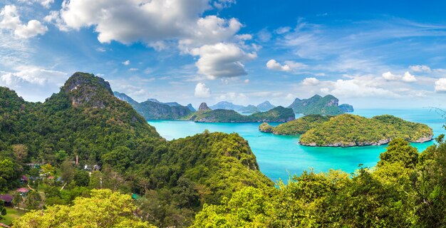 Panorama des Mu Ko Ang Thong Nationalparks, Thailand