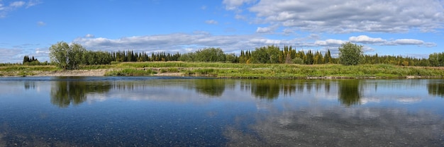 Panorama des nördlichen Flusses