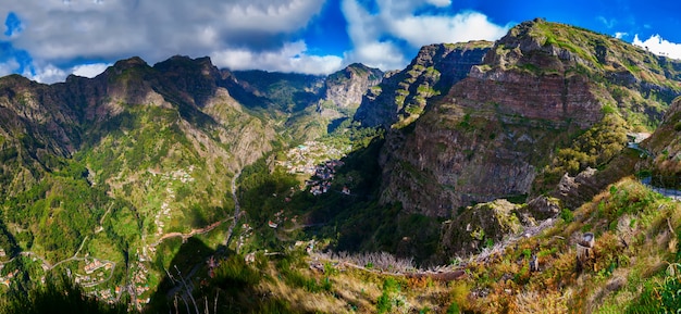 Panorama deslumbrante do Curral das Freiras