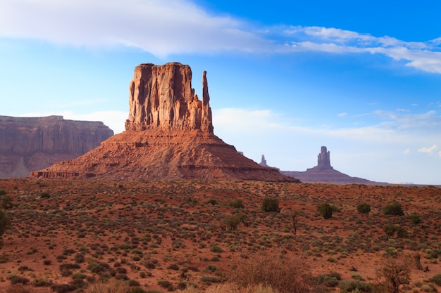 Foto panorama do vale do monumento, arizona eua