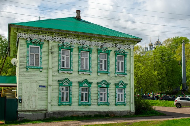 Panorama einer alten russischen Stadt