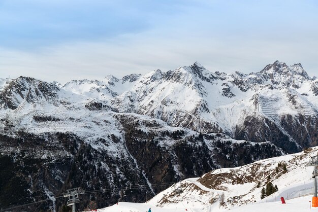 Panorama de la estación de esquí austriaca de Ischgl