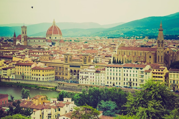 Foto panorama de florencia