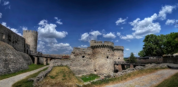 Panorama Fortress Kalemegdan Beldrad Serbia es el monumento histórico más importante de Belgrado