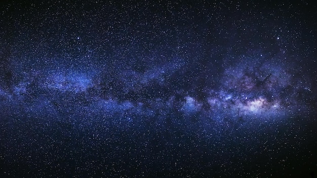 Panorama Galaxia Vía Láctea Fotografía de larga exposición con grano