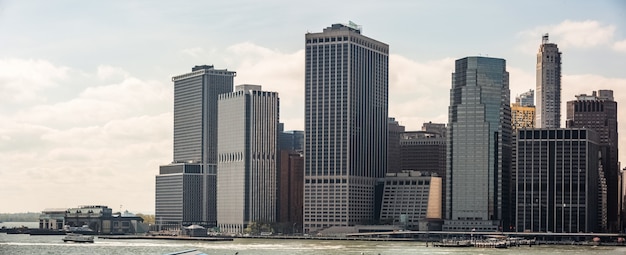 Panorama del horizonte de la ciudad de nueva york