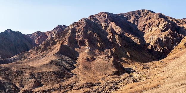 Panorama im Gebirge im Sinai Ägypten ähnlich wie Marslandschaften