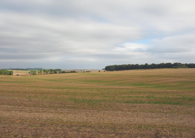 Panorama inglês do país em Salisbury