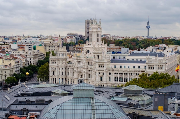 Panorama de Madrid Vista panorámica sobre el distrito histórico de Madrid