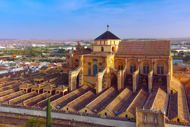 Panorama de la mezquita en Córdoba, España