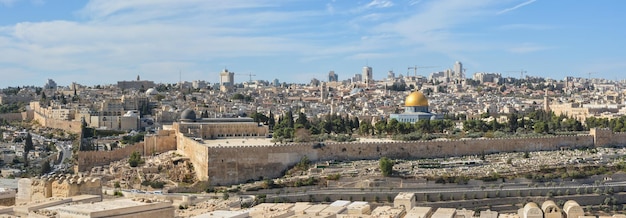 Panorama El Monte del Templo en Jerusalén