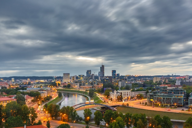 Panorama Neues Zentrum von Vilnius, Litauen