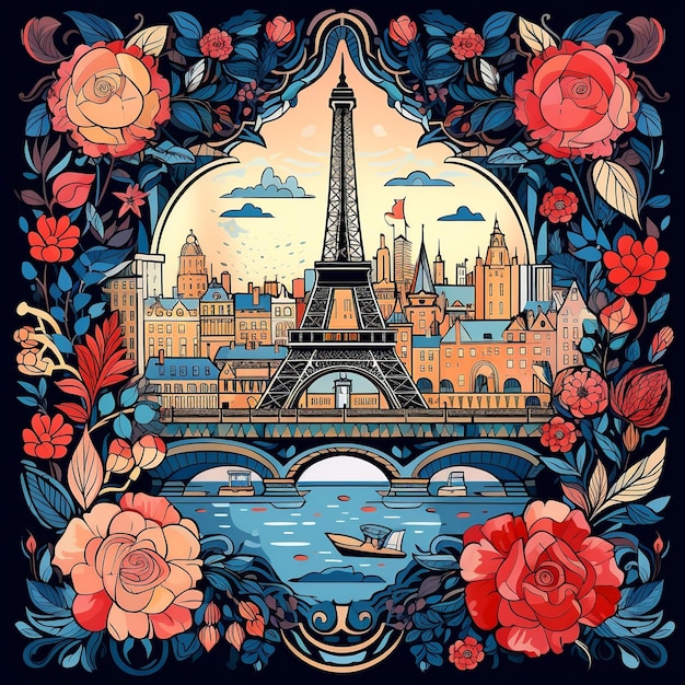 Panorama parisiense Uma mistura extravagante de história da arte e alegria de viver