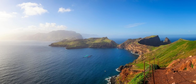 Panorama de la península de Ponta de Sao Lourenco Madeira Portugal