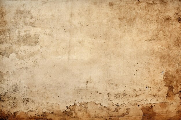 El panorama del pergamino envejecido es una foto de papel angustiado.