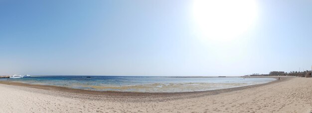 panorama de la playa