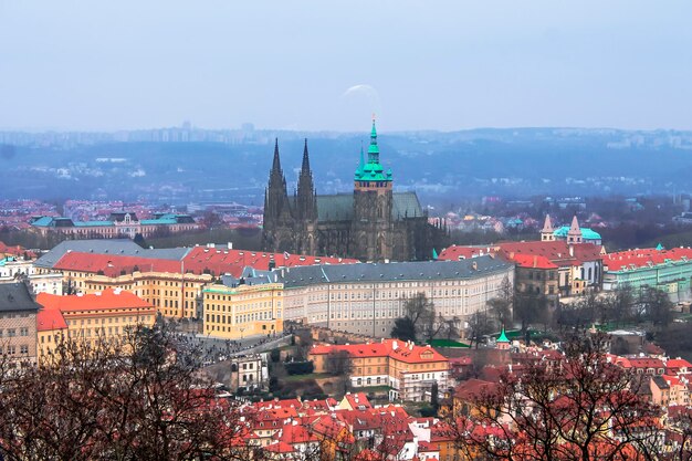 Panorama de Praga y el Castillo de Praga