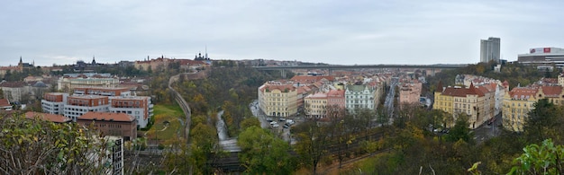 Panorama de Praga desde la colina de Vysehrad