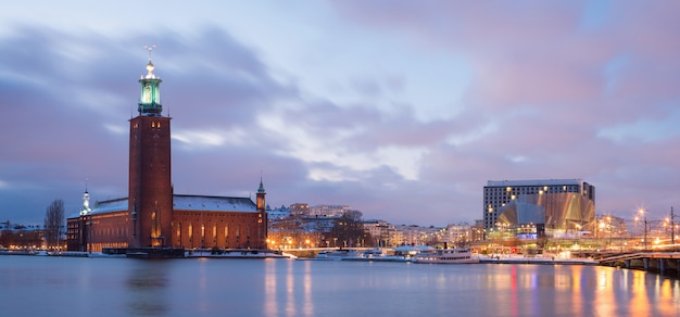 Panorama Rathaus von Stockholm