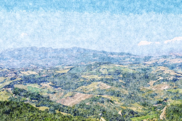 Panorama de la República de San Marino