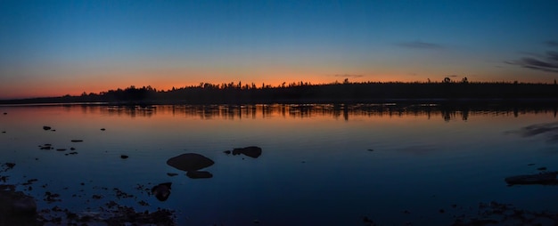 Panorama Sonnenuntergang am North River