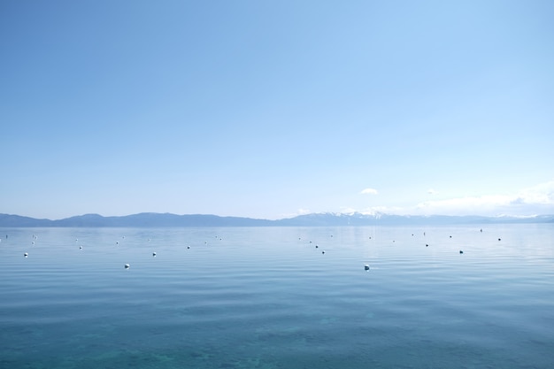 Panorama szenische Horizontale der Meeresoberfläche