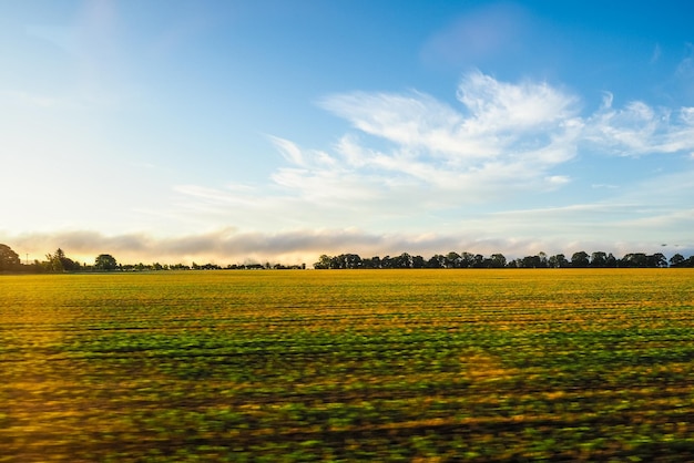 Panorama de las tierras bajas escocesas