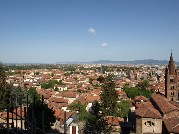 Panorama de Turín visto desde las colinas de Rivoli