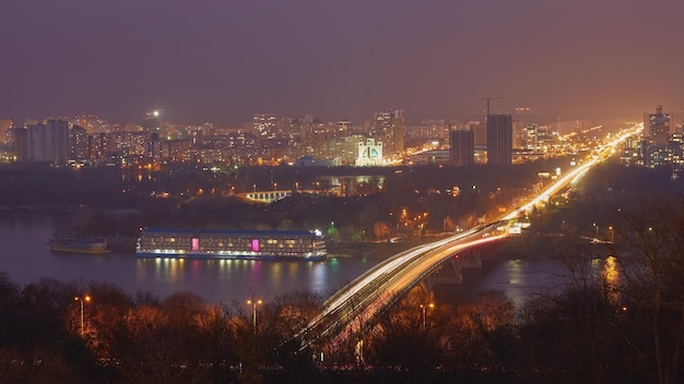 Panorama de vista de la ciudad de Pechersk Kiev Kiev