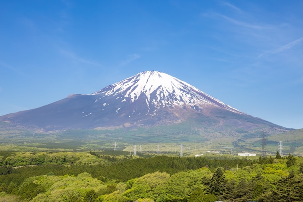 Panorama von Fuji Berg