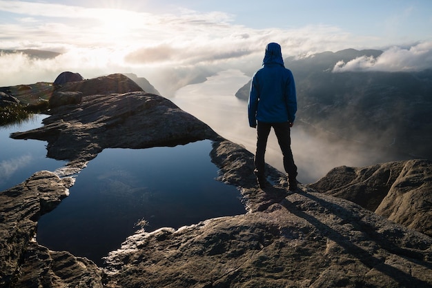 Panorama von Lysefjord Norwegen