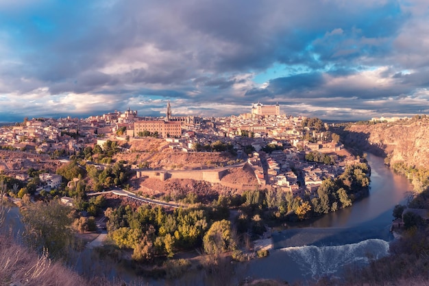 Panorama von Toledo Castilla La Mancha Spanien